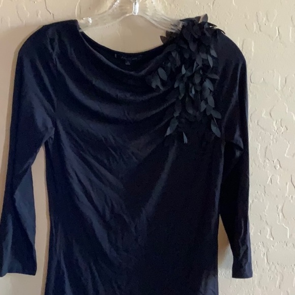 Black Anne Klein Top - Picture 6 of 9